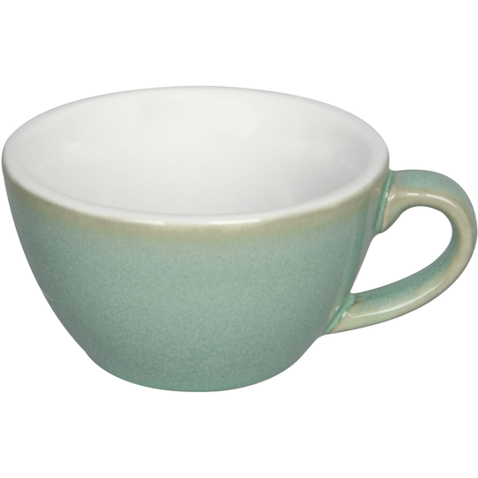 Loveramics Egg Flat White kaffekopp 150 ml., 6 st. Basilikagrön