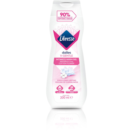 Libresse Dailies V-Gentle Intimtvätt Waterlily 200 ml