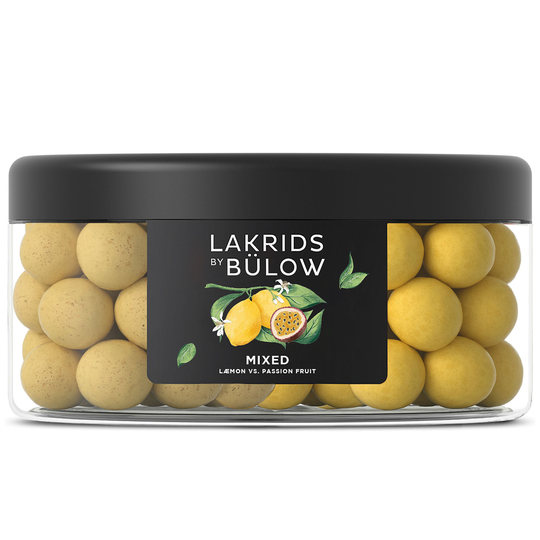 Lakrids by Bülow Large mix, Mellow Yellow Lemon & B Passion Fruit