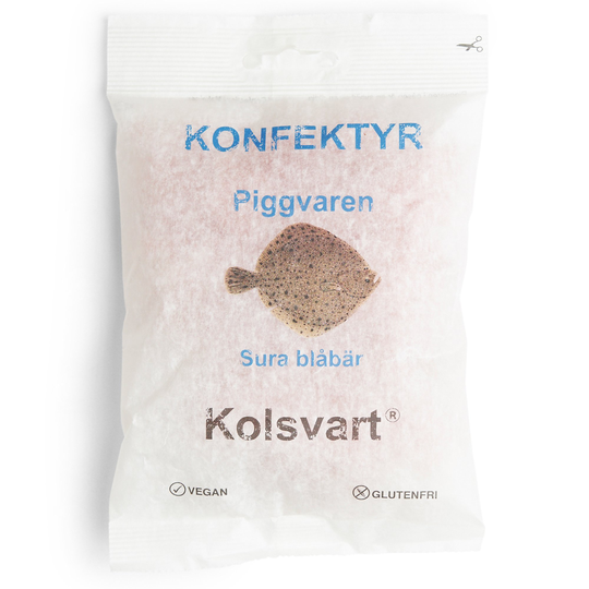Kolsvart Piggvaren, 120 g