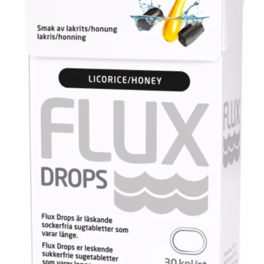 Flux Drops Lakrits & Honung 30 st
