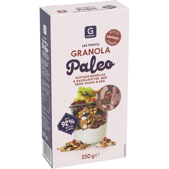 Garant Granola Paleo M Röda Bär 350 g