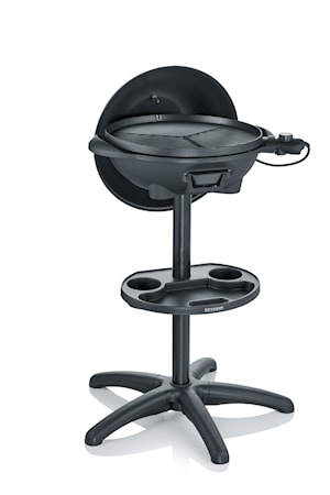 Elgrill med Lock och Termometer