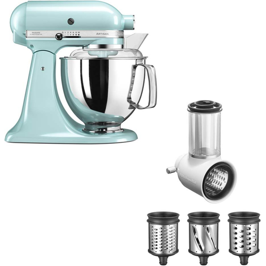 KitchenAid Artisan 175 Iceblue/Mint + Grönsaksskärare 5KSMVSA