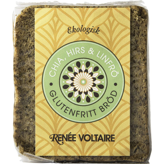 Renée Voltaire Ekologiskt Glutenfritt Bröd Chia, Hirs & Linfrö 375 g