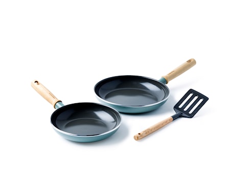 Mayflower set 2 stekpannor + stekspade