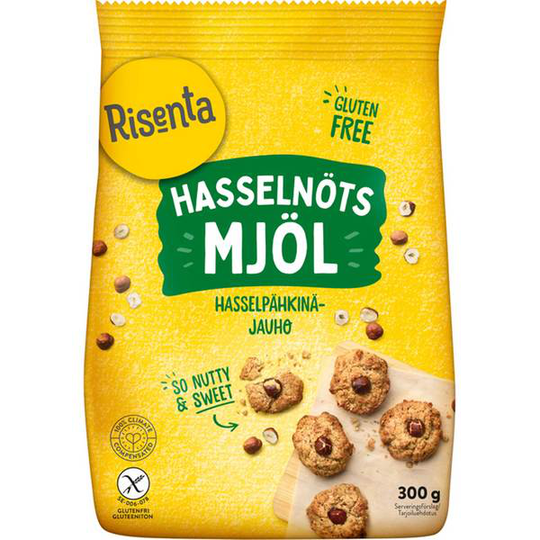 Risenta Hasselnötmjöl 300 g