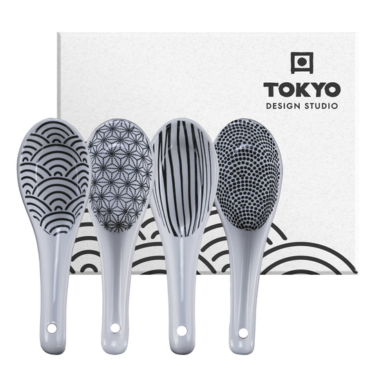 Tokyo Design Studio Nippon Black soppsked 4 st.
