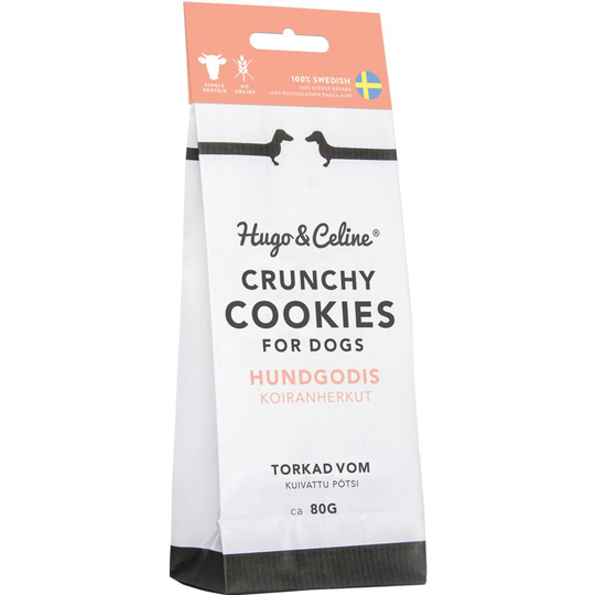 Hugo & Celine Hundgodis Crunchy Cookies 80 g