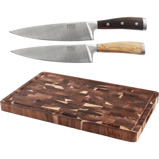 Mareld Knivset med skärbräda, 3 delar