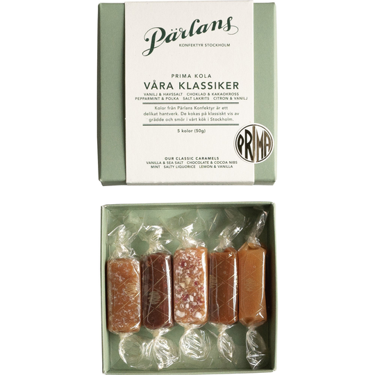 Pärlans Konfektyr Våra klassiska karameller, 5 st