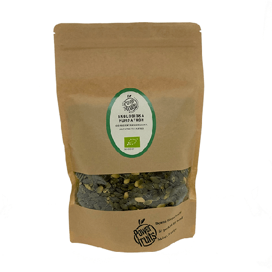 Powerfruits Ekologiska Pumpafrön 500 g