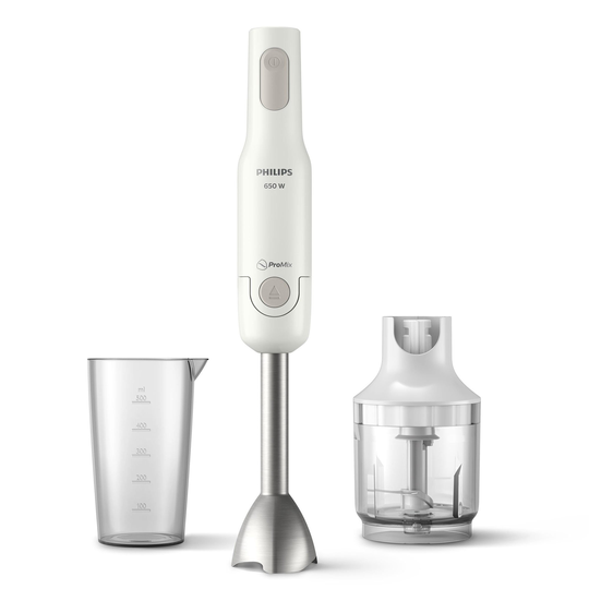 Philips HR2535/00 Daily Collection ProMix stavmixer, 650 watt, vit
