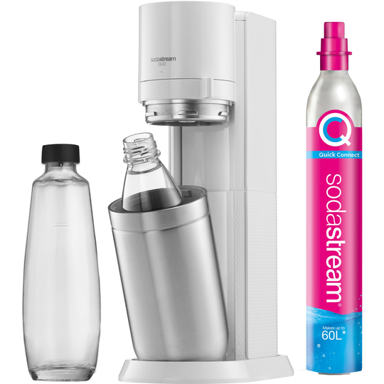 SodaStream DUO kolsyremaskin vit, kolsyrepatron ingår