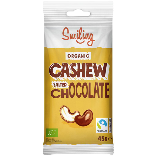 Smiling Cashew Salt Choklad 45 g