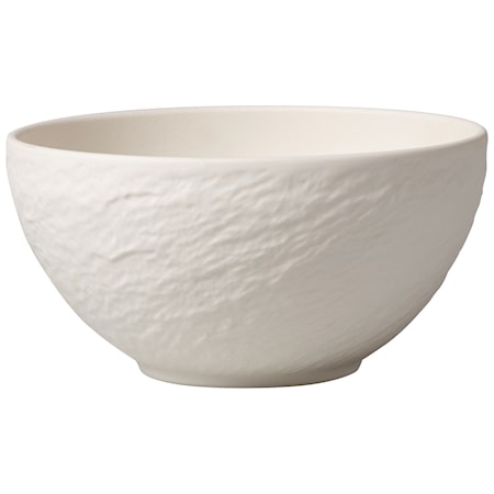 Manufacture Rock Bowl Vit Porslin