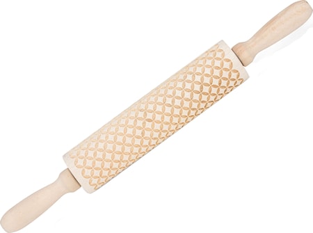 Brödkavel Bok Rutig 39 cm