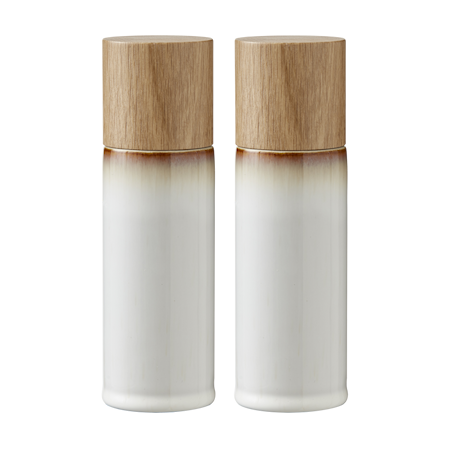 Salt & Pepparkvarn Set 17cm Gräddvit
