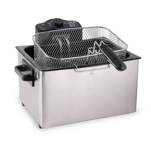 Alpina Deep Fryer 5l 2000w Fritös - Rostfritt Stål