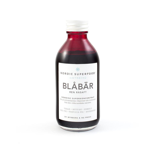 Nordic Superfood by Myrberg Blåbär Raw Juice Koncentrat 195 ml