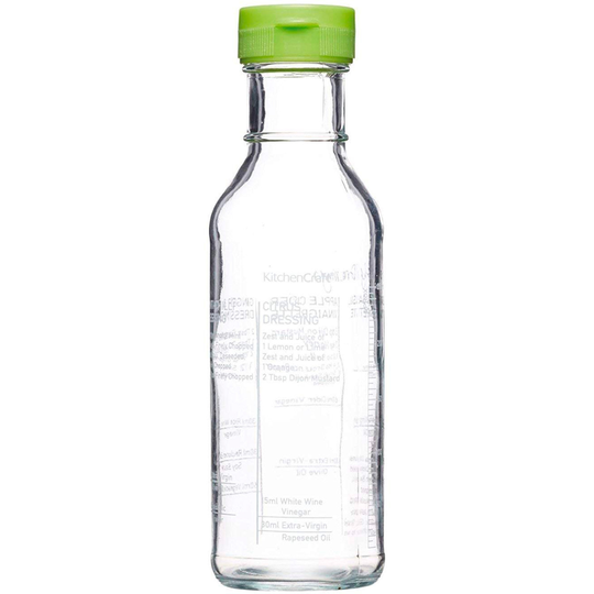 Kitchen Craft Dressingflaska Glas med Recept