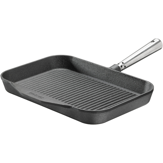 Skeppshult Grillpanna Gjutjärn Rektangulär 32 cmx 22 cm Stålhandtag