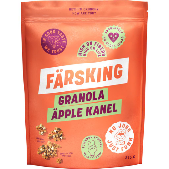 Färsking Granola Äpple & Kanel 375 g