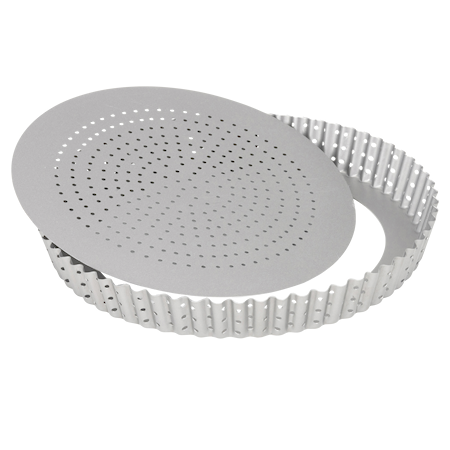 Pajform Silvertop 24 cm perforerad