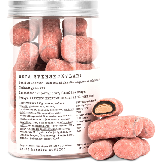 Haupt Lakrits Heta Svenskjävlar!, 250 g