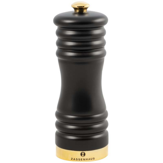 Zassenhaus Munchen kvarn Matt svart/Guld 15 cm