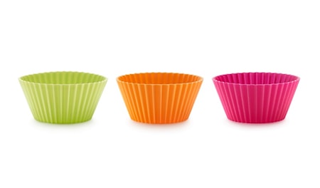 Muffinsform Liten 12st Silikon Flerfärgad