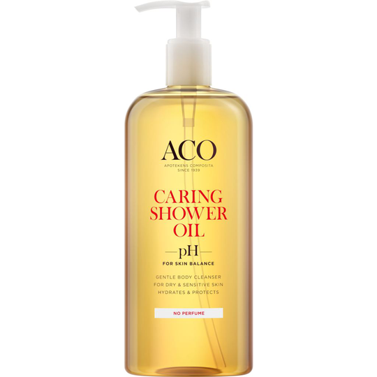 ACO Body Caring Shower Oil Duscholja Oparfymerad 400 ml
